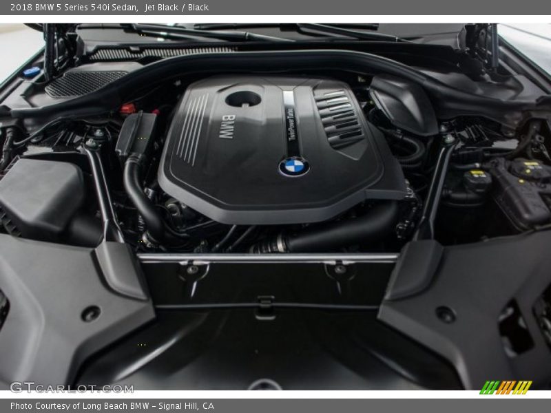 Jet Black / Black 2018 BMW 5 Series 540i Sedan