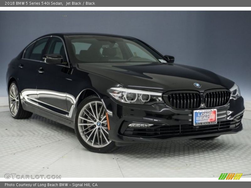 Jet Black / Black 2018 BMW 5 Series 540i Sedan