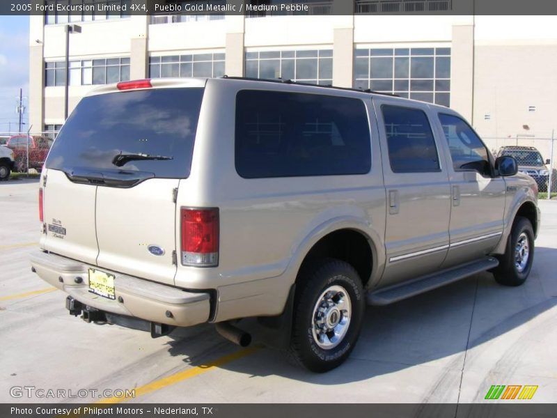 Pueblo Gold Metallic / Medium Pebble 2005 Ford Excursion Limited 4X4