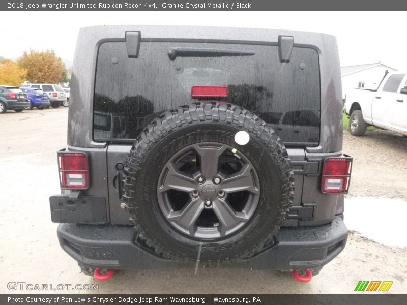 Granite Crystal Metallic / Black 2018 Jeep Wrangler Unlimited Rubicon Recon 4x4