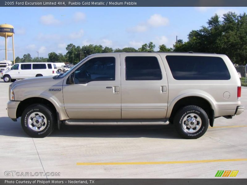 Pueblo Gold Metallic / Medium Pebble 2005 Ford Excursion Limited 4X4