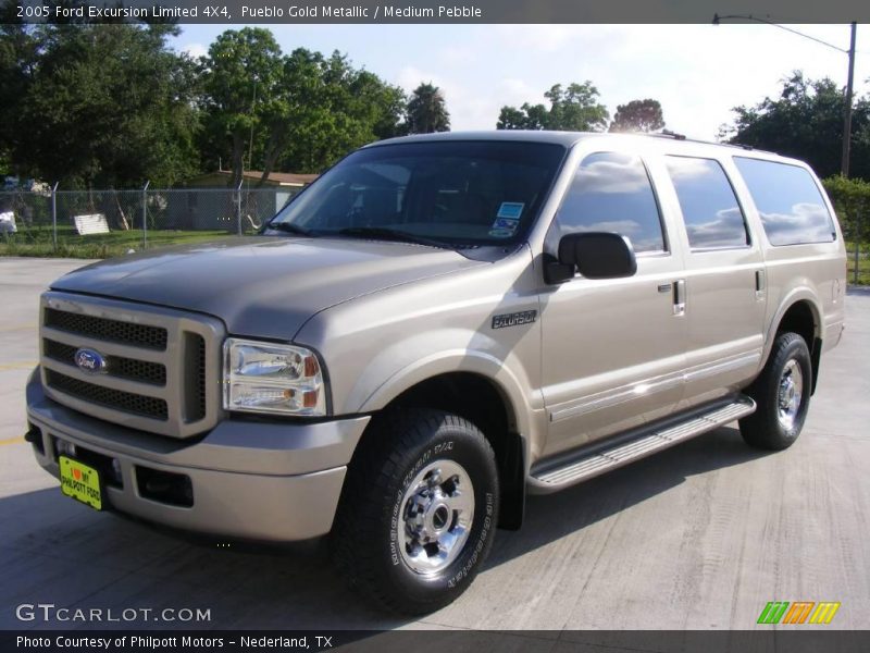 Pueblo Gold Metallic / Medium Pebble 2005 Ford Excursion Limited 4X4