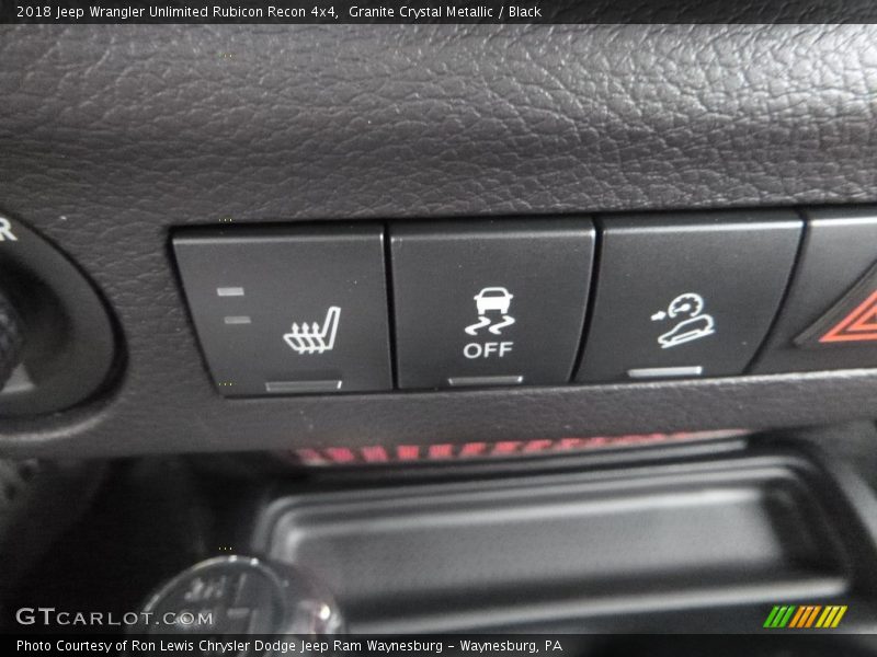 Granite Crystal Metallic / Black 2018 Jeep Wrangler Unlimited Rubicon Recon 4x4