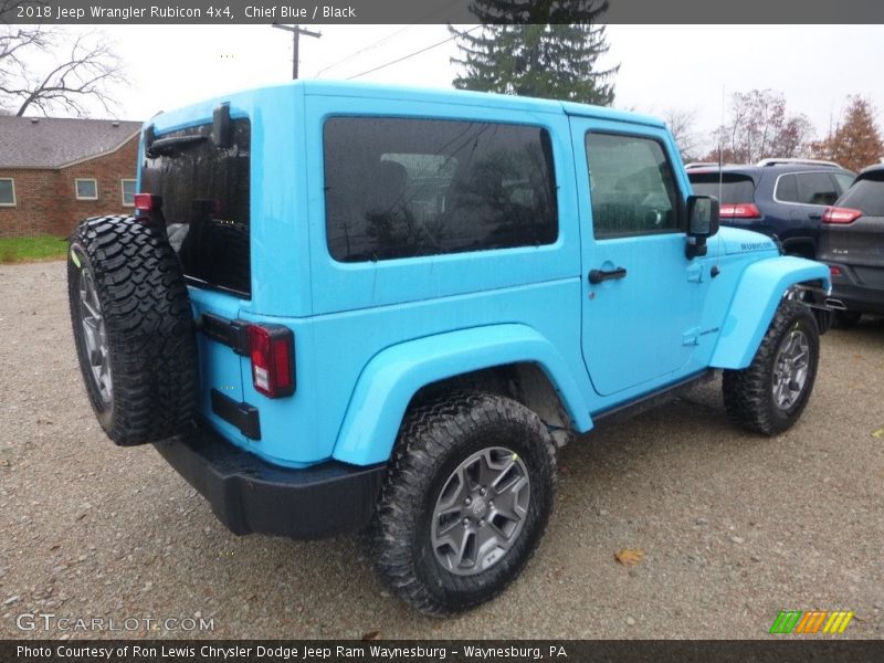 Chief Blue / Black 2018 Jeep Wrangler Rubicon 4x4