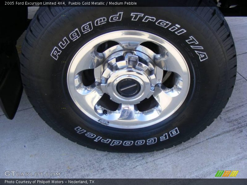 Pueblo Gold Metallic / Medium Pebble 2005 Ford Excursion Limited 4X4