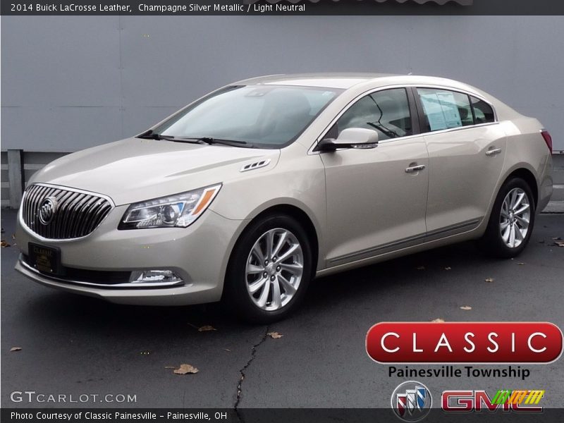 Champagne Silver Metallic / Light Neutral 2014 Buick LaCrosse Leather