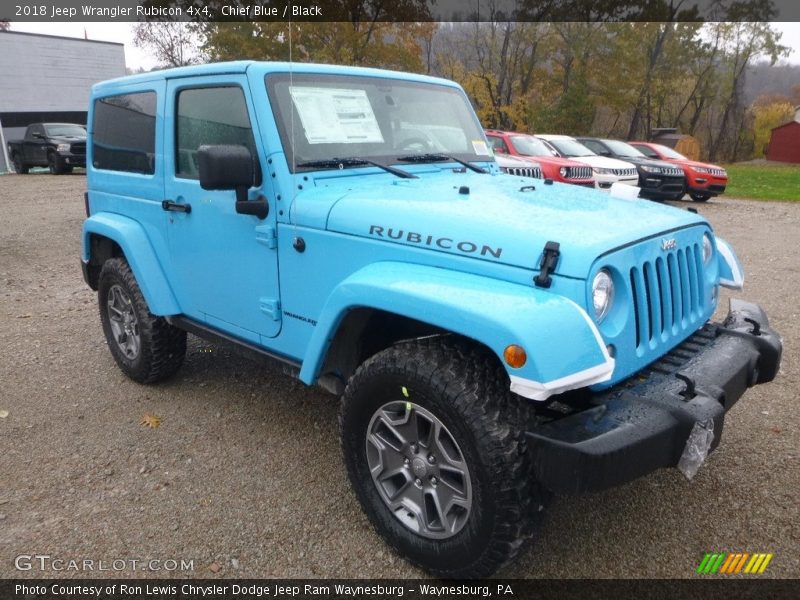 Front 3/4 View of 2018 Wrangler Rubicon 4x4