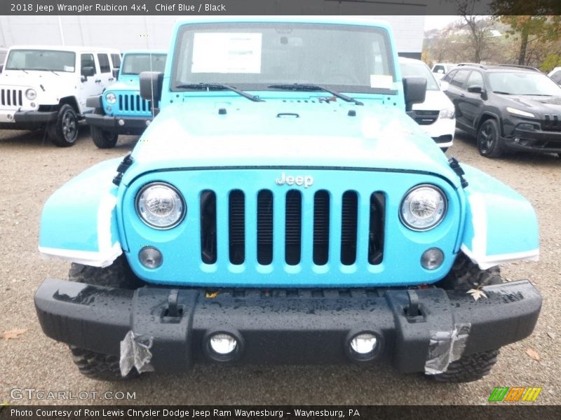 Chief Blue / Black 2018 Jeep Wrangler Rubicon 4x4