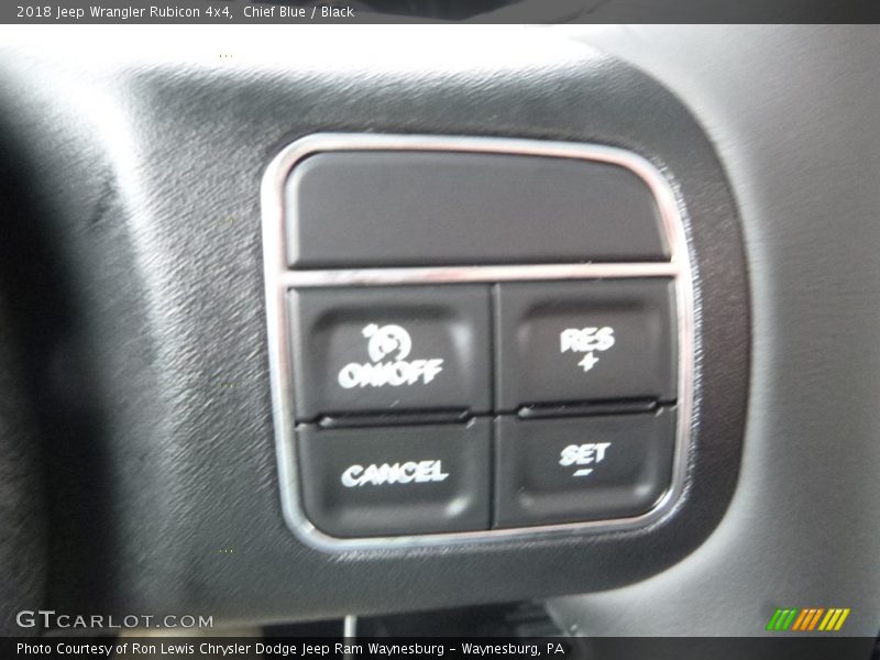 Chief Blue / Black 2018 Jeep Wrangler Rubicon 4x4