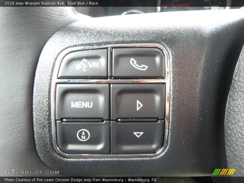 Chief Blue / Black 2018 Jeep Wrangler Rubicon 4x4