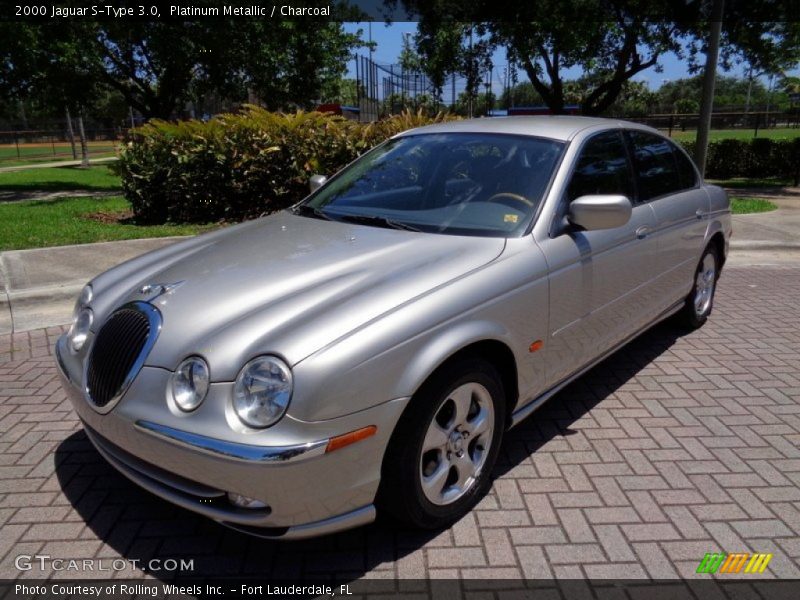 Platinum Metallic / Charcoal 2000 Jaguar S-Type 3.0