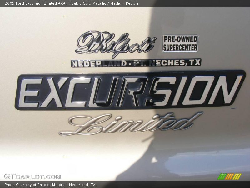Pueblo Gold Metallic / Medium Pebble 2005 Ford Excursion Limited 4X4