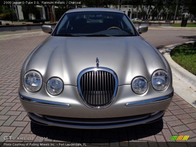 Platinum Metallic / Charcoal 2000 Jaguar S-Type 3.0