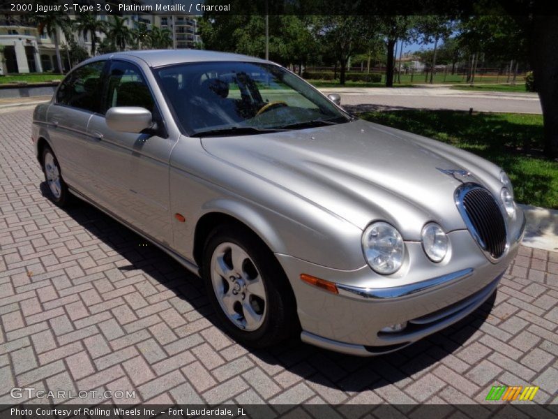 Platinum Metallic / Charcoal 2000 Jaguar S-Type 3.0