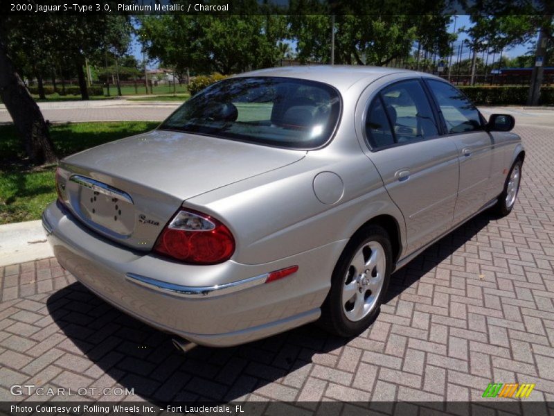 Platinum Metallic / Charcoal 2000 Jaguar S-Type 3.0