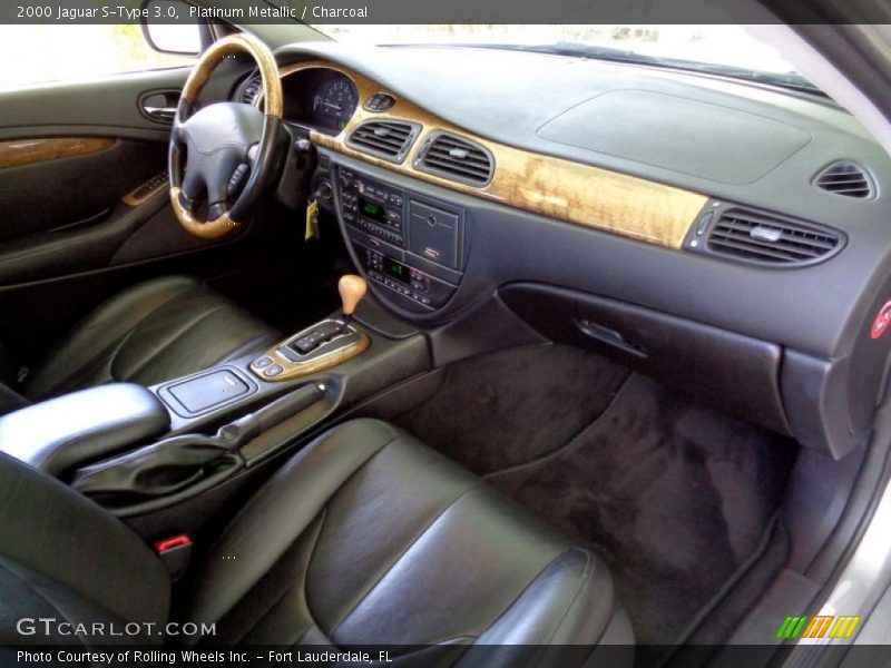 Platinum Metallic / Charcoal 2000 Jaguar S-Type 3.0