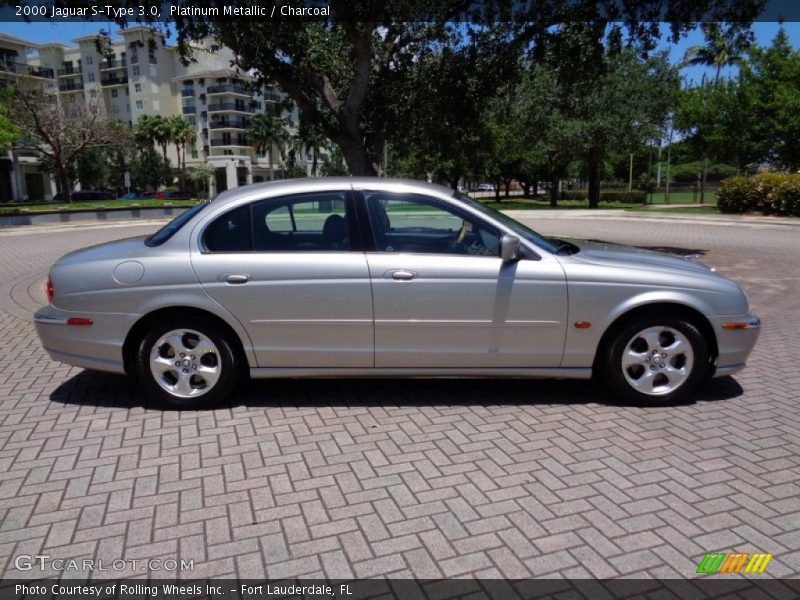Platinum Metallic / Charcoal 2000 Jaguar S-Type 3.0