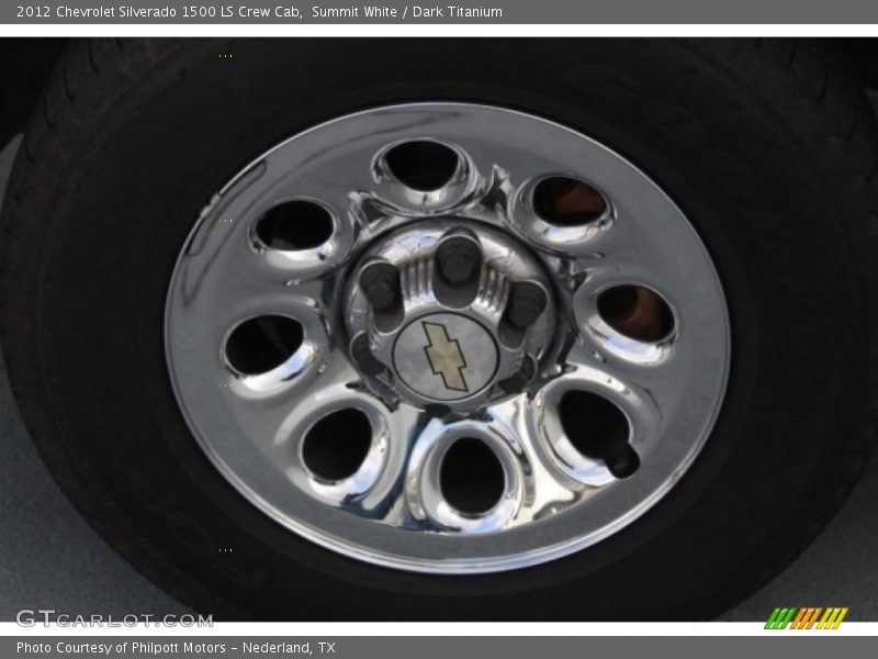 Summit White / Dark Titanium 2012 Chevrolet Silverado 1500 LS Crew Cab