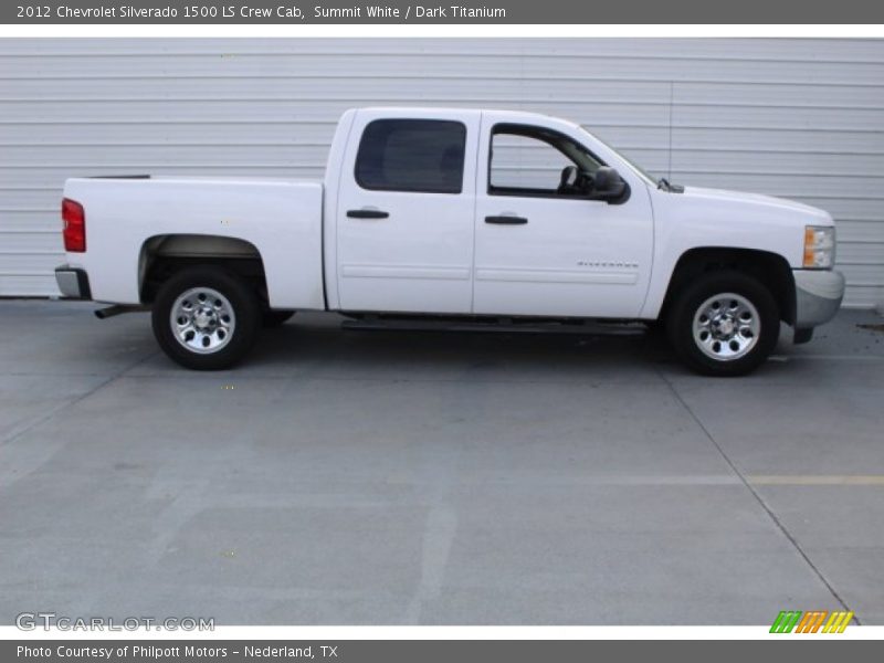 Summit White / Dark Titanium 2012 Chevrolet Silverado 1500 LS Crew Cab