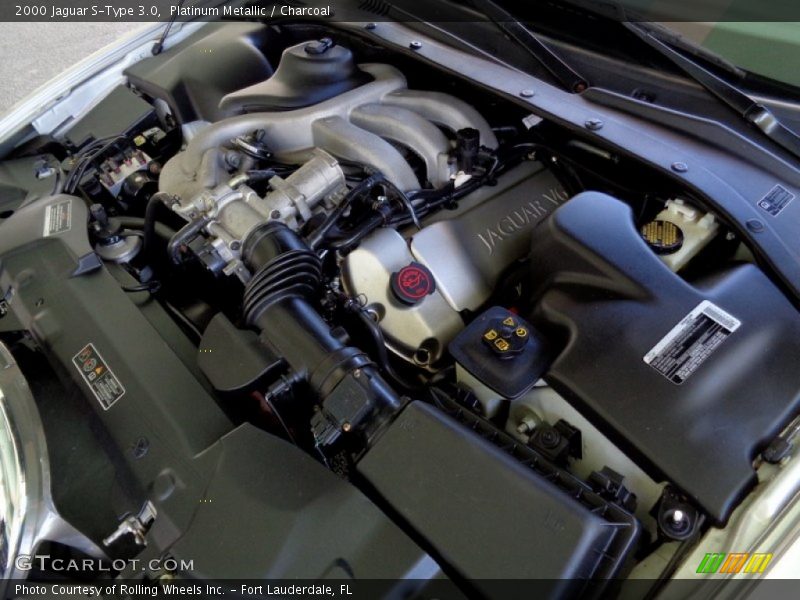 Platinum Metallic / Charcoal 2000 Jaguar S-Type 3.0