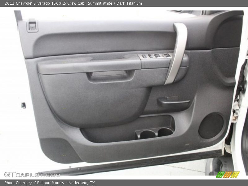 Summit White / Dark Titanium 2012 Chevrolet Silverado 1500 LS Crew Cab