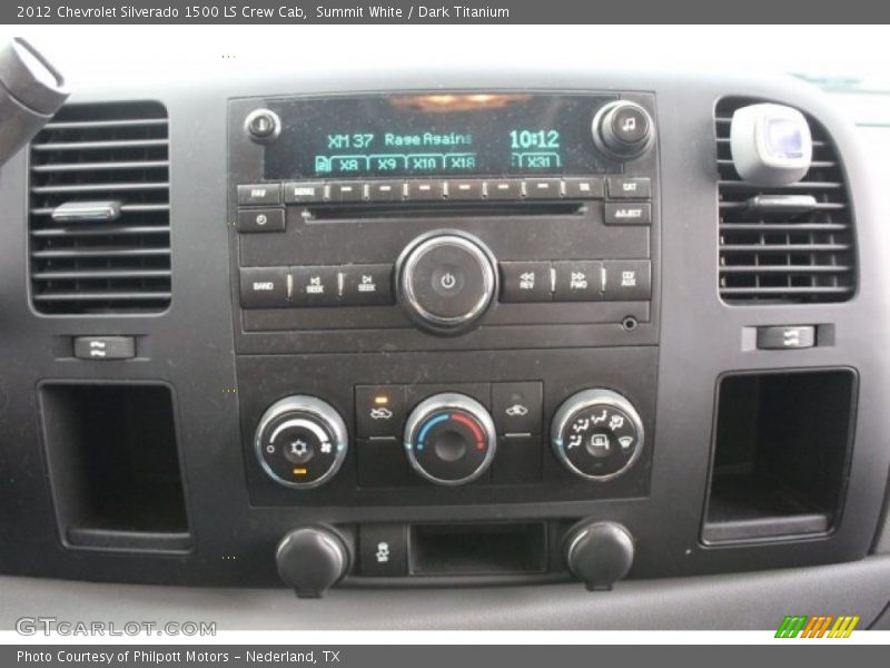 Summit White / Dark Titanium 2012 Chevrolet Silverado 1500 LS Crew Cab