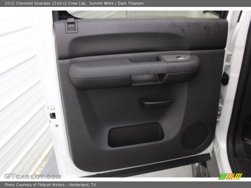 Summit White / Dark Titanium 2012 Chevrolet Silverado 1500 LS Crew Cab