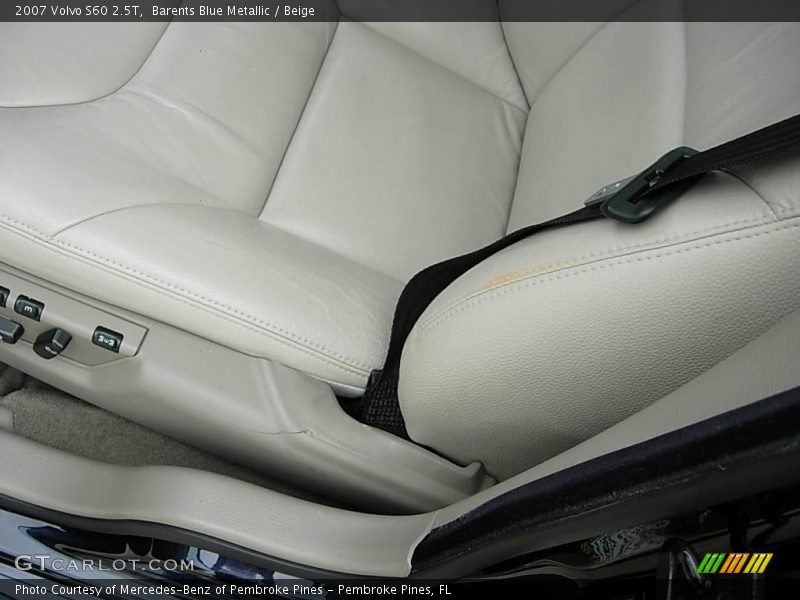 Barents Blue Metallic / Beige 2007 Volvo S60 2.5T