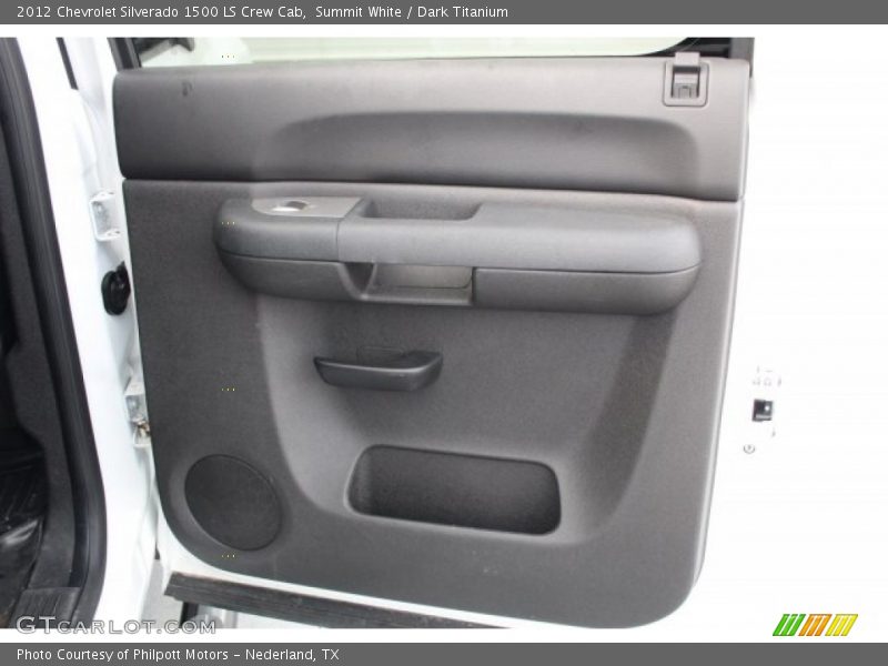 Summit White / Dark Titanium 2012 Chevrolet Silverado 1500 LS Crew Cab