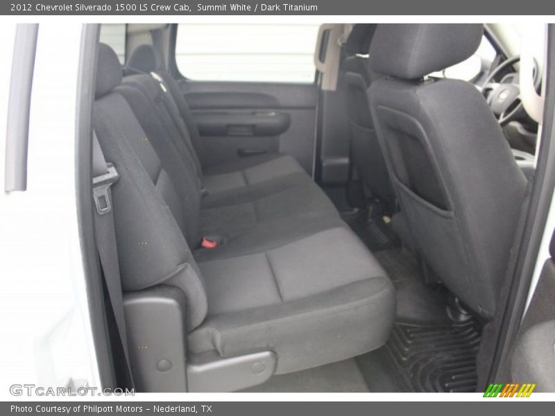 Summit White / Dark Titanium 2012 Chevrolet Silverado 1500 LS Crew Cab