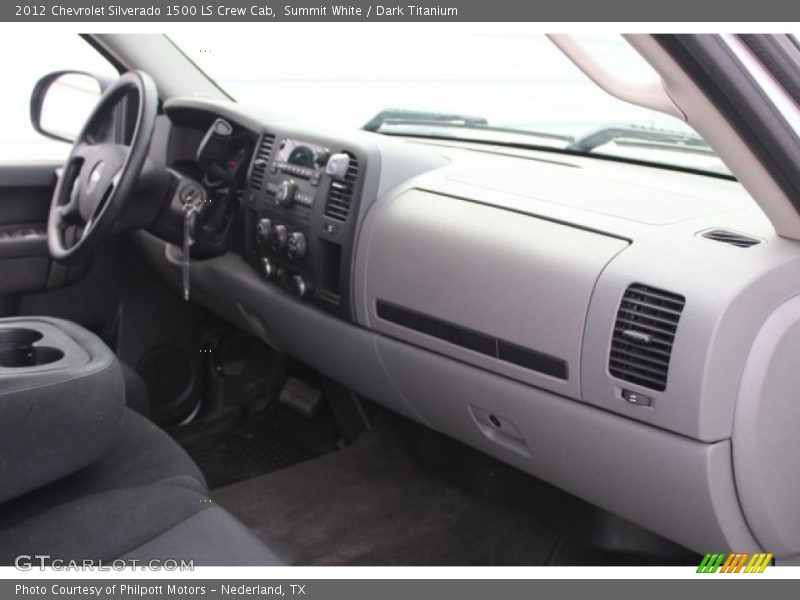 Summit White / Dark Titanium 2012 Chevrolet Silverado 1500 LS Crew Cab