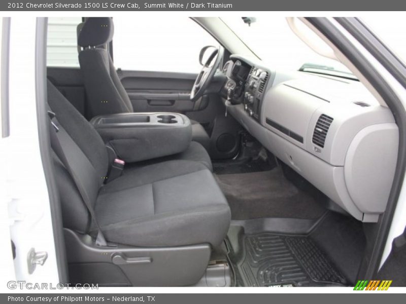 Summit White / Dark Titanium 2012 Chevrolet Silverado 1500 LS Crew Cab