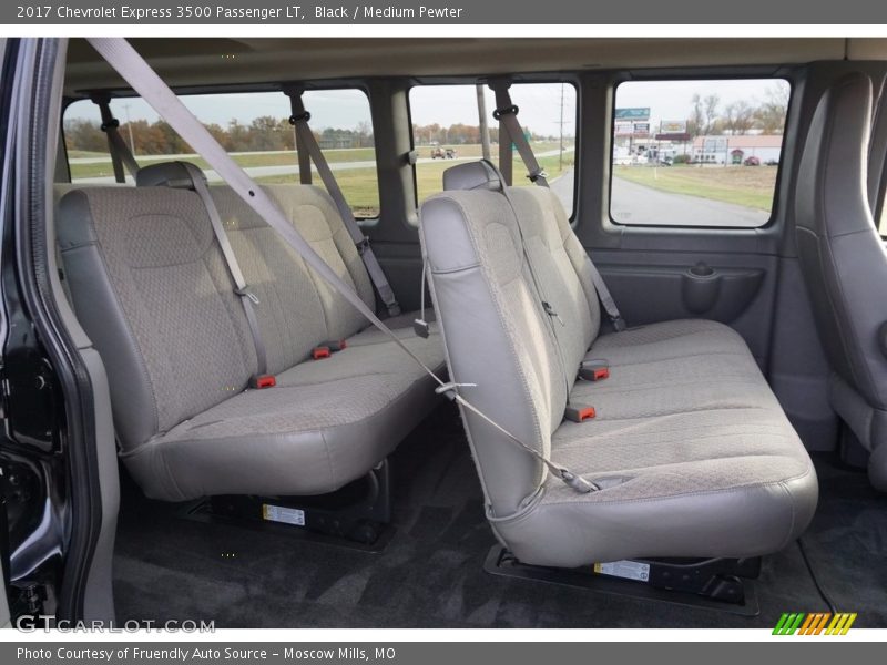 Black / Medium Pewter 2017 Chevrolet Express 3500 Passenger LT