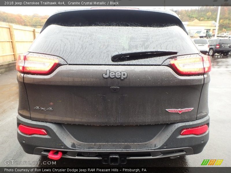 Granite Crystal Metallic / Black 2018 Jeep Cherokee Trailhawk 4x4