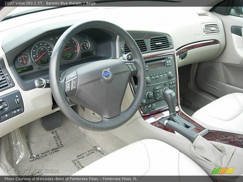 Barents Blue Metallic / Beige 2007 Volvo S60 2.5T