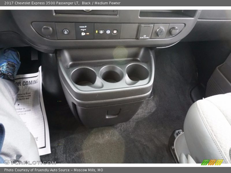 Black / Medium Pewter 2017 Chevrolet Express 3500 Passenger LT