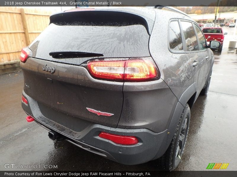 Granite Crystal Metallic / Black 2018 Jeep Cherokee Trailhawk 4x4