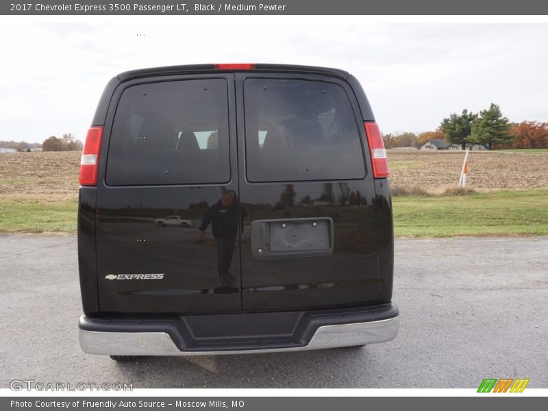 Black / Medium Pewter 2017 Chevrolet Express 3500 Passenger LT