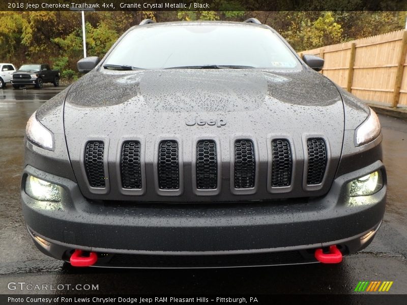 Granite Crystal Metallic / Black 2018 Jeep Cherokee Trailhawk 4x4