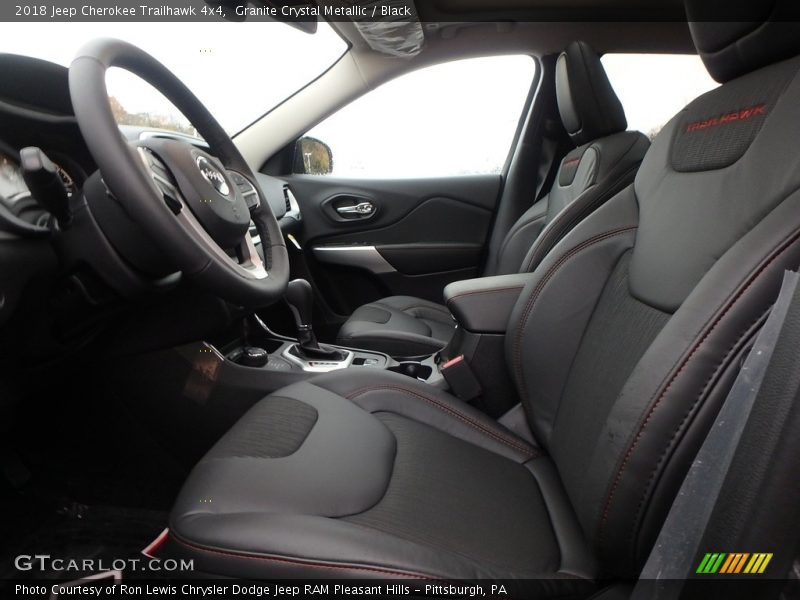 Granite Crystal Metallic / Black 2018 Jeep Cherokee Trailhawk 4x4