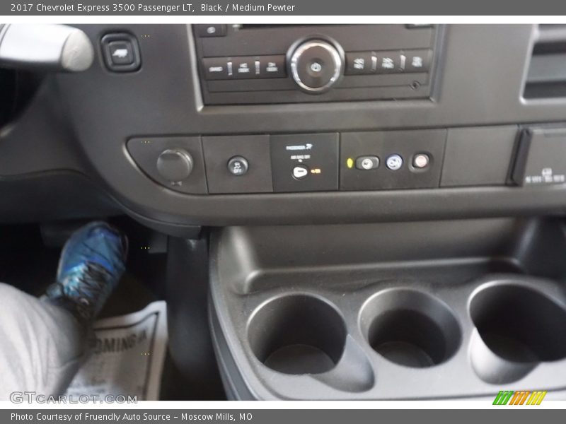 Black / Medium Pewter 2017 Chevrolet Express 3500 Passenger LT