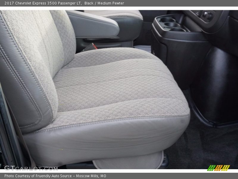 Black / Medium Pewter 2017 Chevrolet Express 3500 Passenger LT