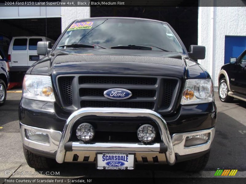 Black / Black/Medium Flint 2004 Ford F150 Lariat SuperCrew 4x4