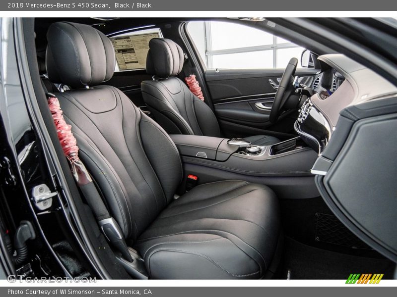 Black / Black 2018 Mercedes-Benz S 450 Sedan