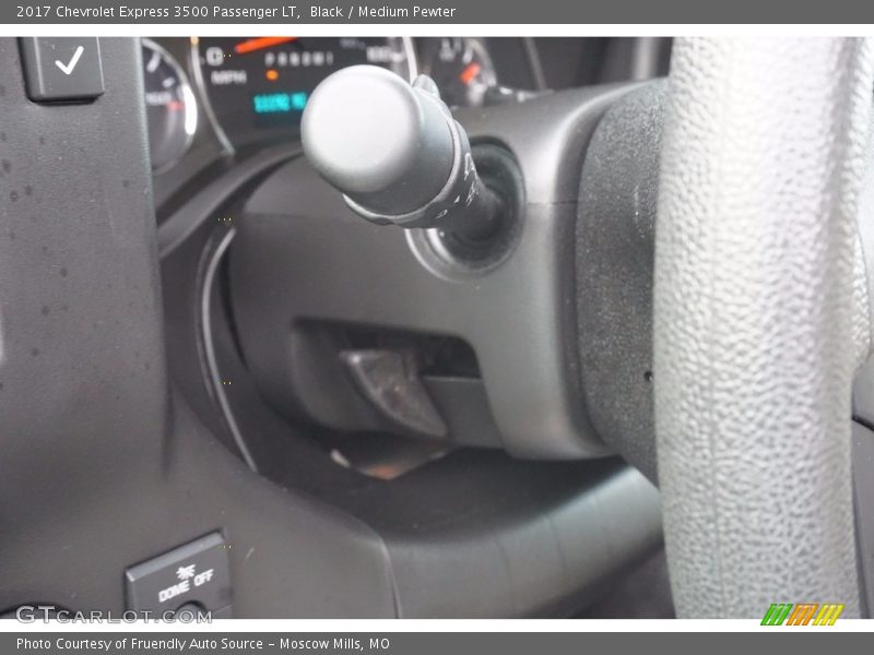Black / Medium Pewter 2017 Chevrolet Express 3500 Passenger LT