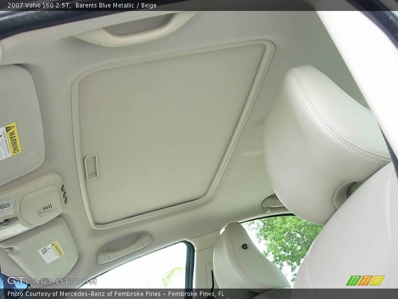 Barents Blue Metallic / Beige 2007 Volvo S60 2.5T