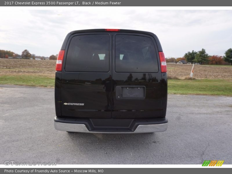 Black / Medium Pewter 2017 Chevrolet Express 3500 Passenger LT