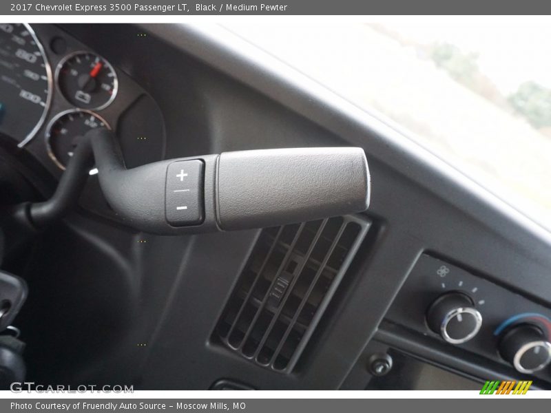 Black / Medium Pewter 2017 Chevrolet Express 3500 Passenger LT
