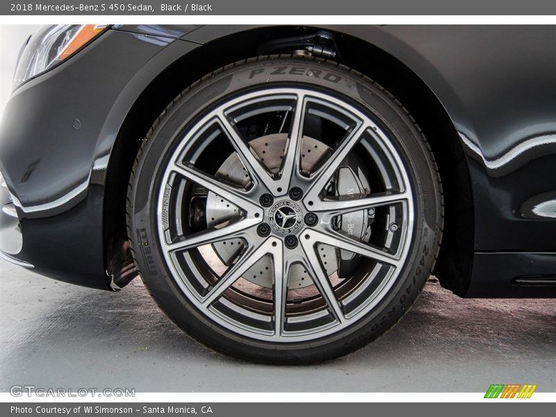 Black / Black 2018 Mercedes-Benz S 450 Sedan