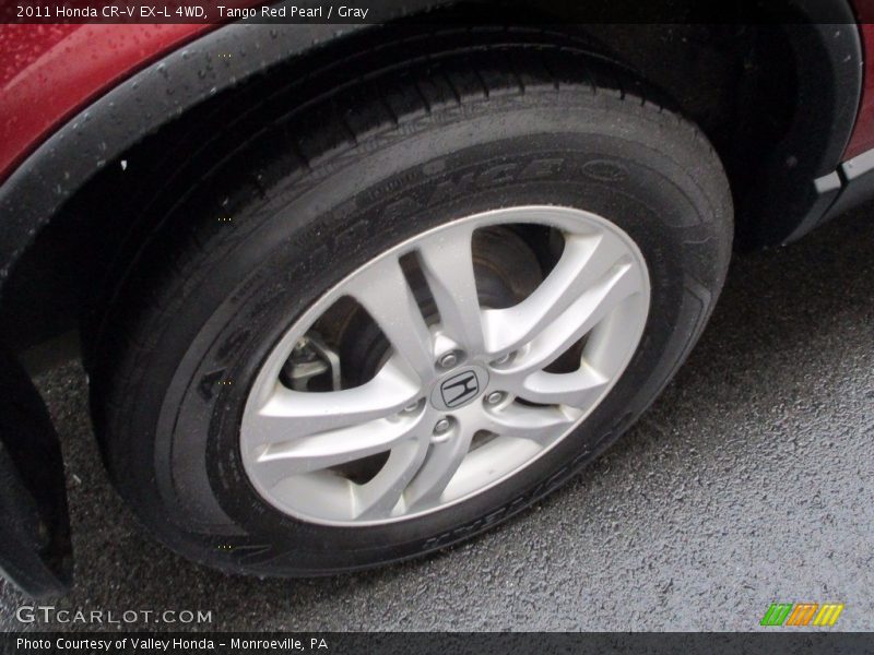 Tango Red Pearl / Gray 2011 Honda CR-V EX-L 4WD
